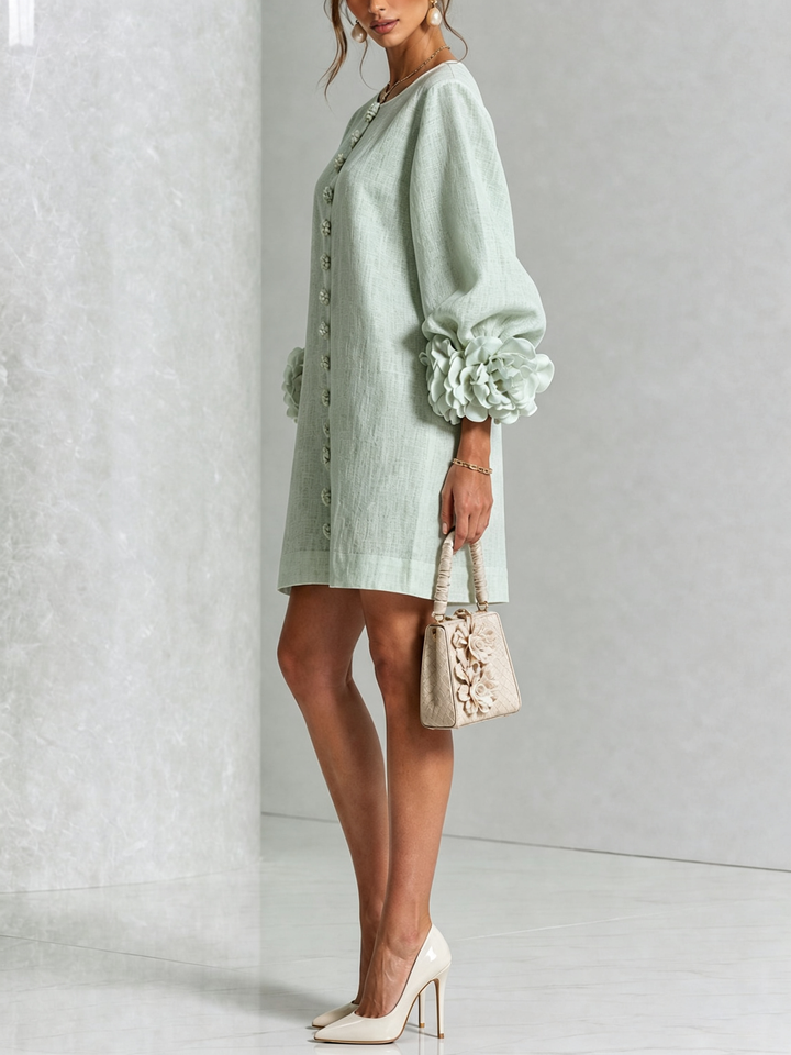 Isabelle™ Floral Button-Down Mini Dress
