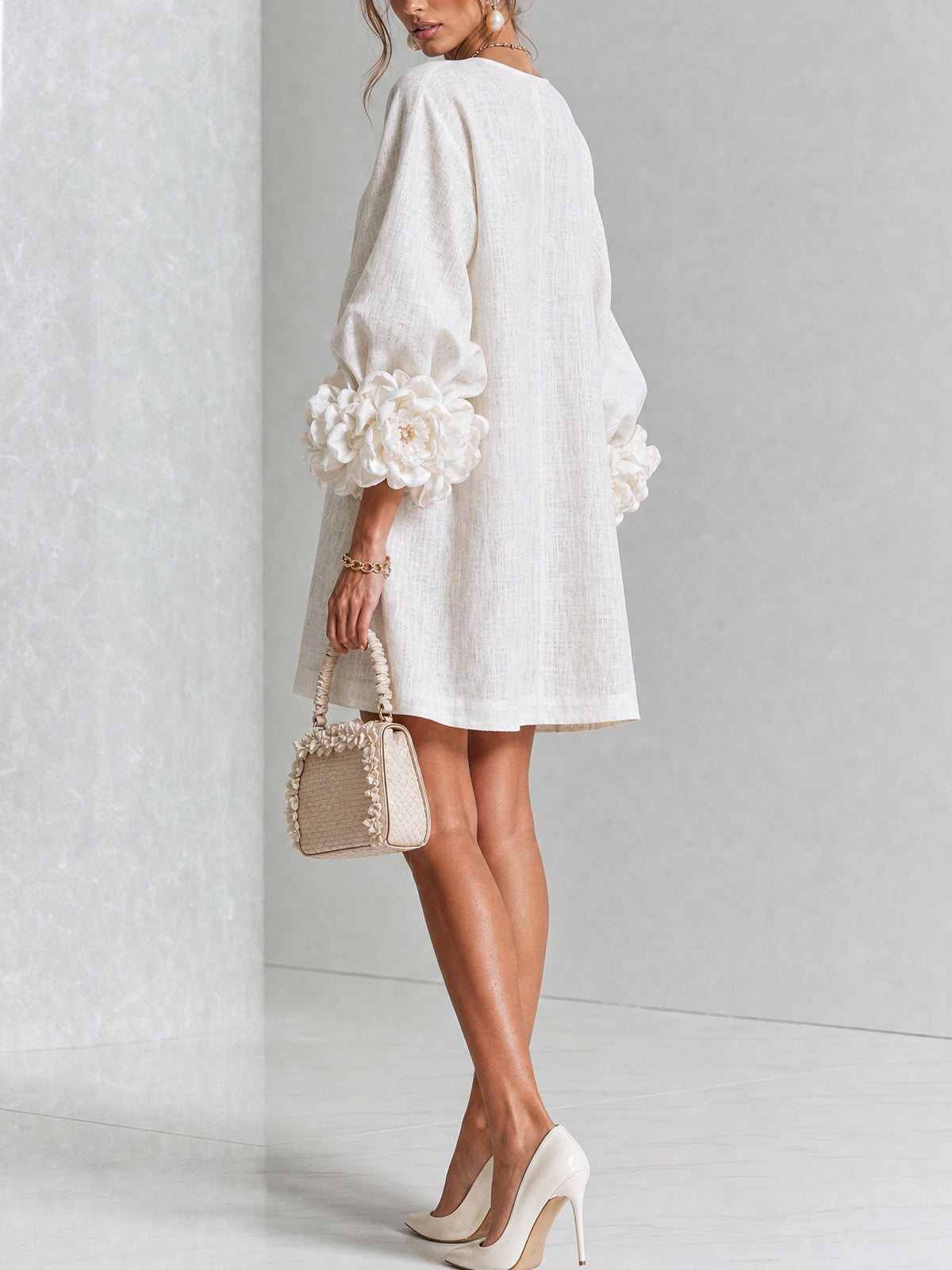 Isabelle™ Floral Button-Down Mini Dress