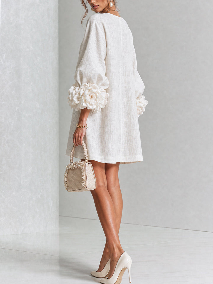Isabelle™ Floral Button-Down Mini Dress
