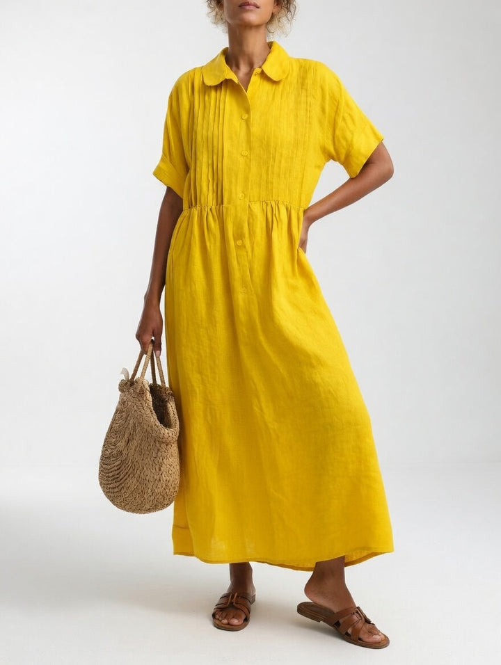 Lysandra™ Flowy Summer Shirt Dress