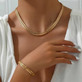 LUXURY FISH TAIL NECKLACE & BRACELET SET