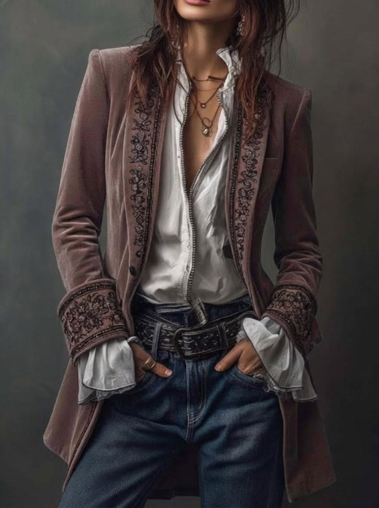 Erica™ Long Vintage Jacket