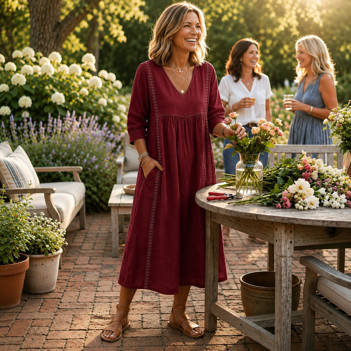 Carmen™ Comfort Midi Dress