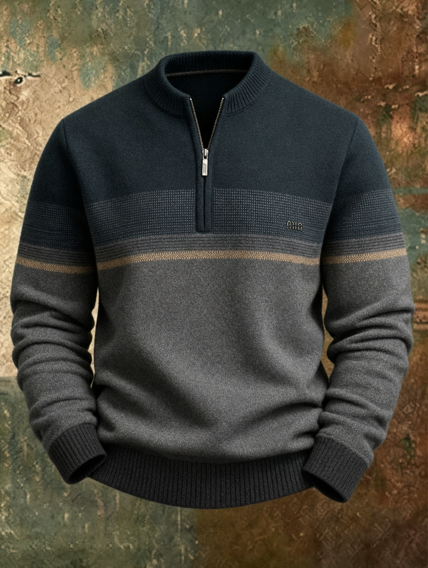 Warren™ Color Block Half-Zip Sweater