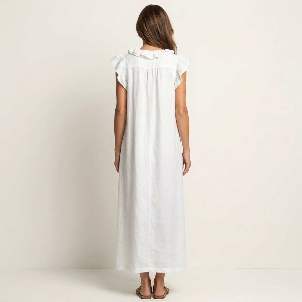 Josette™ Ruffle V-Neck Maxi Dress