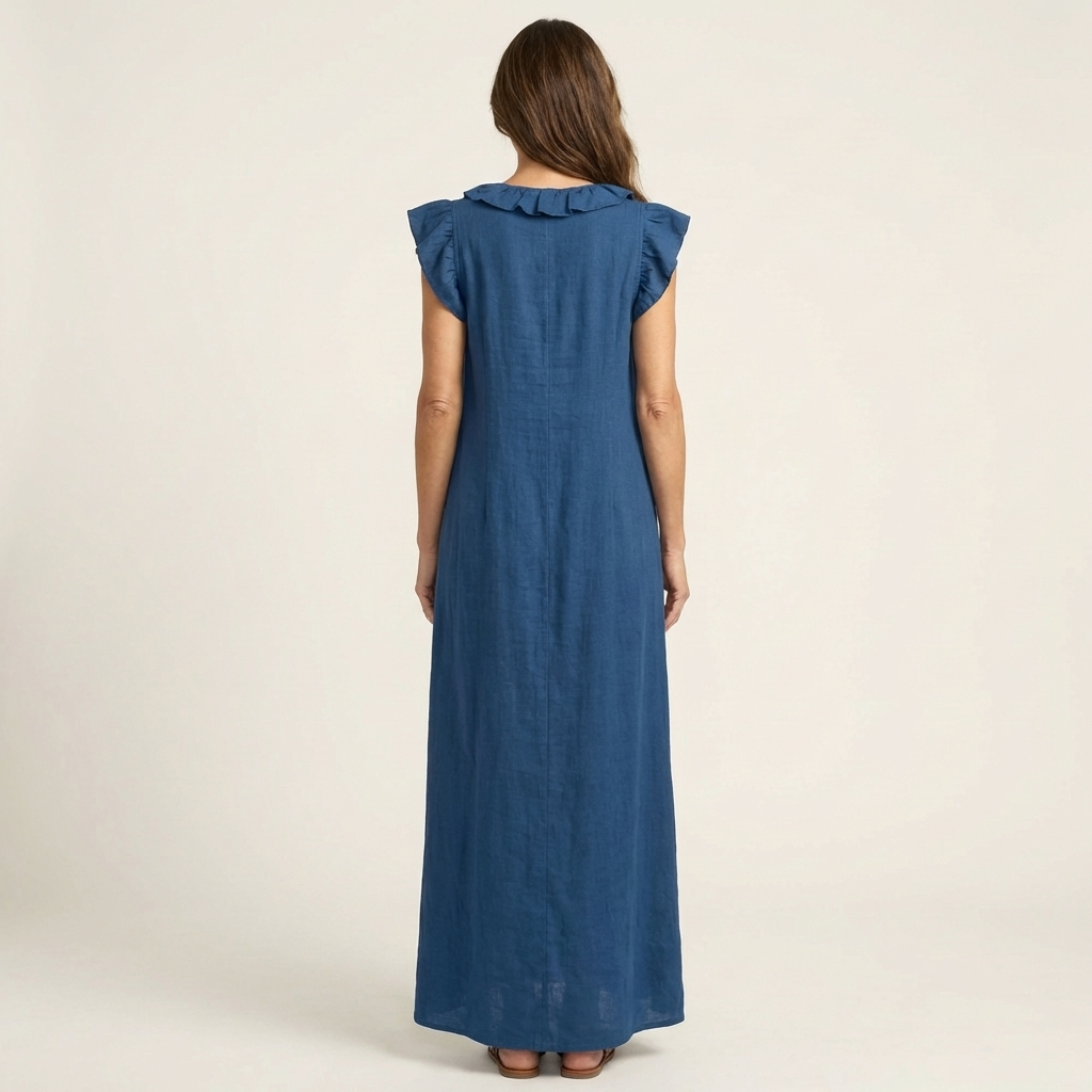 Josette™ Ruffle V-Neck Maxi Dress