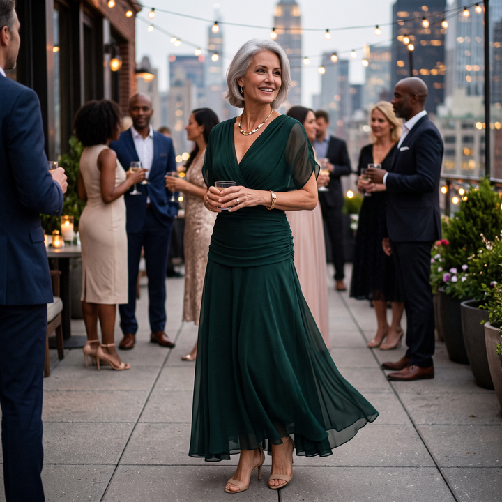 Emma Elegant Maxi Party Dress lifestyle