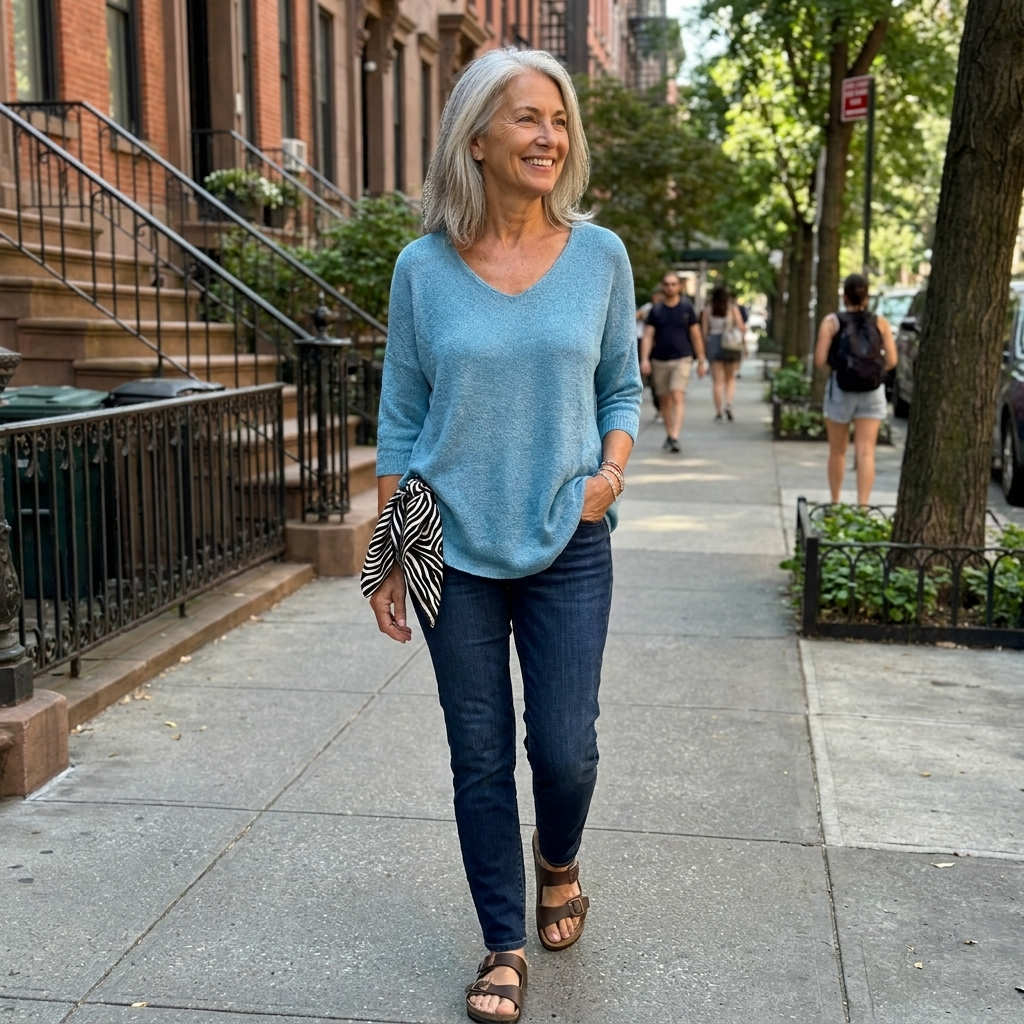 Irah Cozy Knit Top lifestyle photo