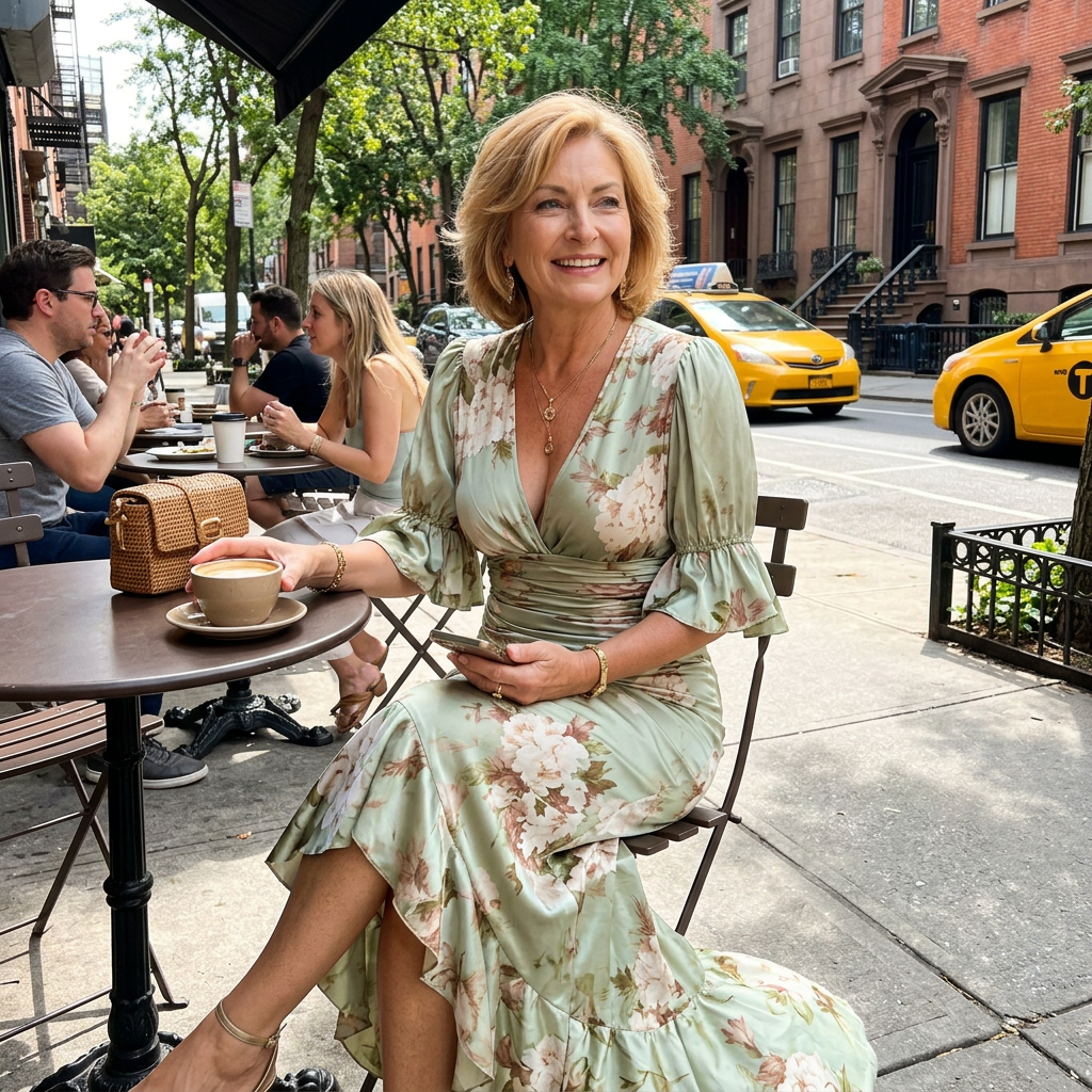Kassy Elegant Maxi Dress lifestyle photo