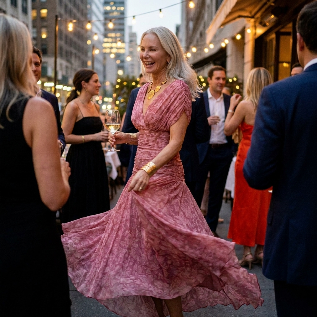 Amelia Elegant Flowing Dress