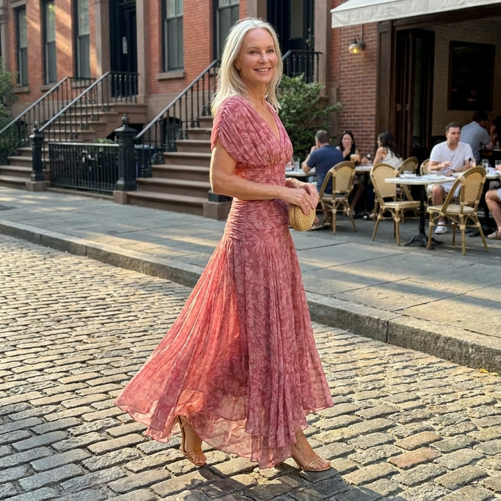 Amelia Elegant Flowing Dress