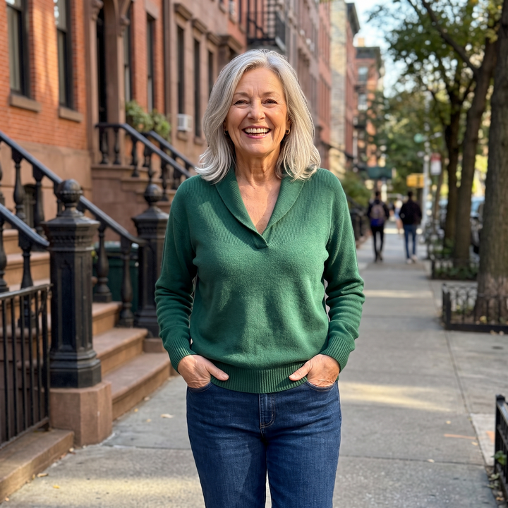 Isla Soft V-Neck Sweater