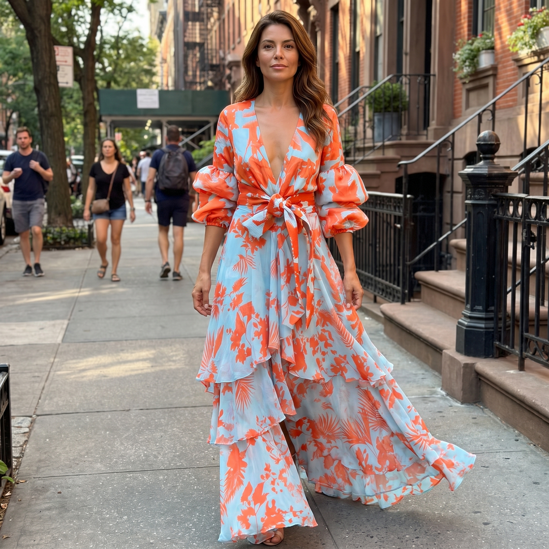 Constance™ Floral Tiered Maxi Dress