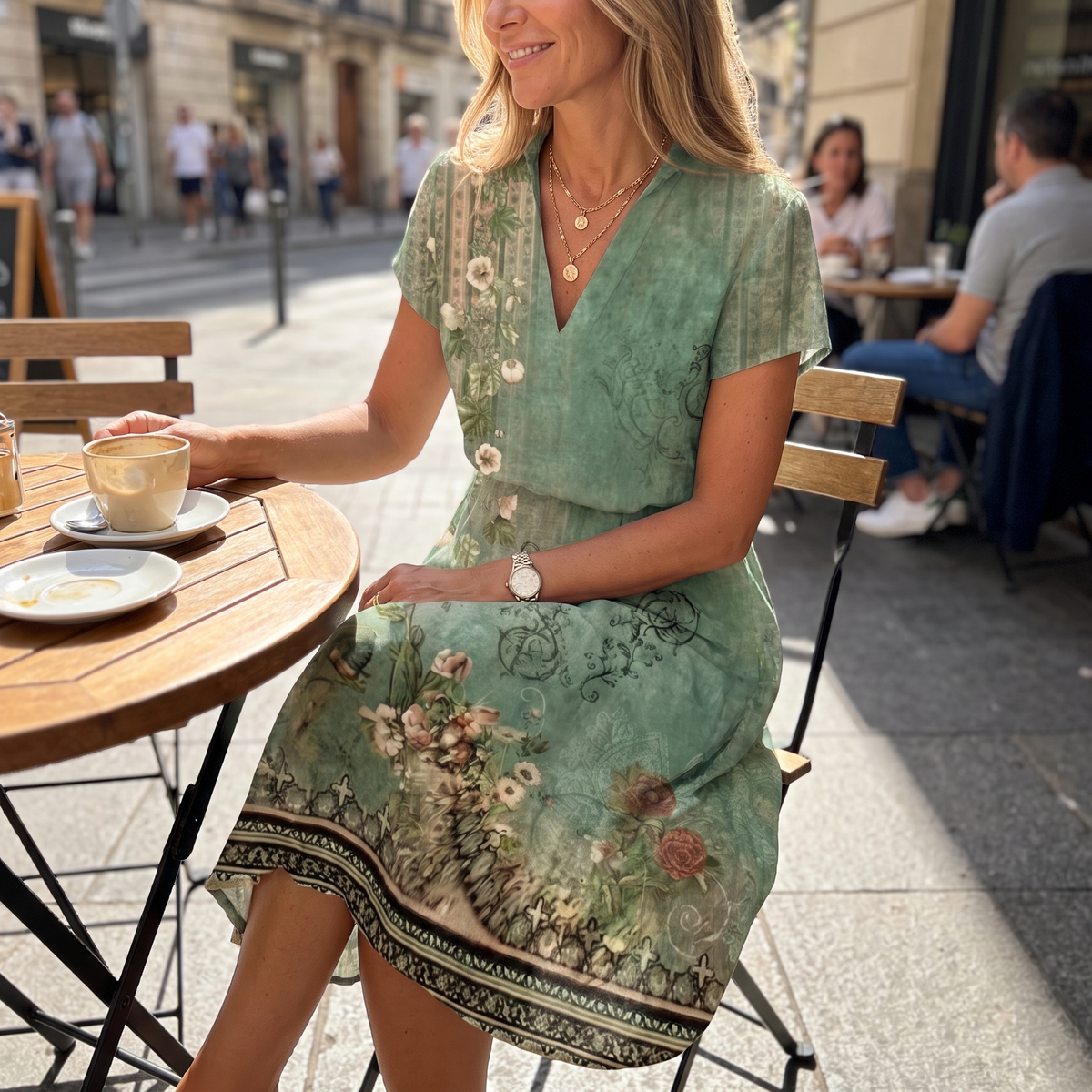 Moira™ Lightweight Comfort Midi Dress