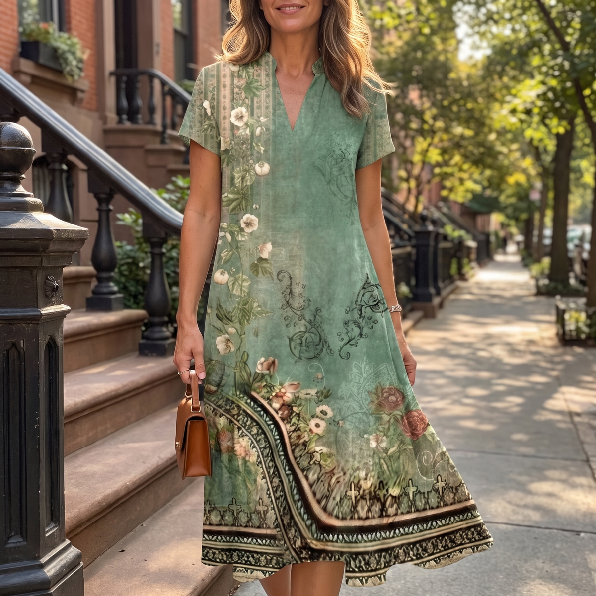 Moira™ Lightweight Comfort Midi Dress
