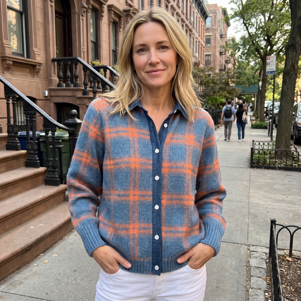 Lumi Plaid Cardigan