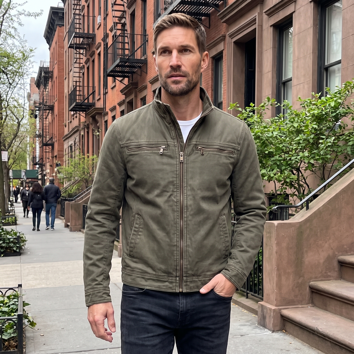 Valmont Vintage Olive Field Jacket