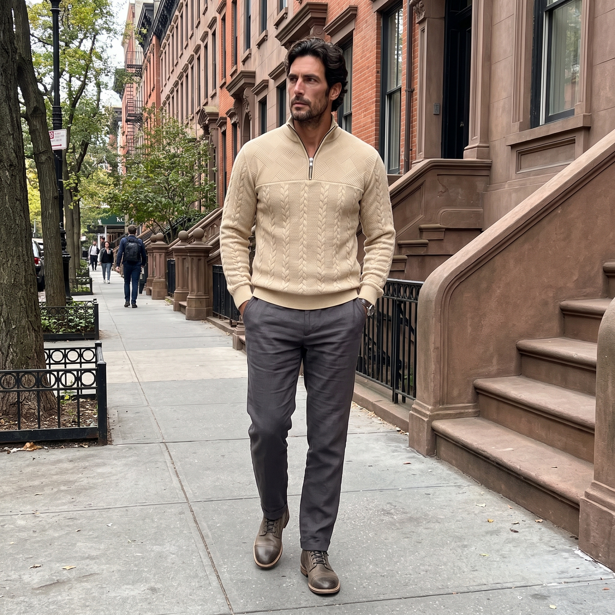 Sawyer Quarter-Zip Henley Pullover