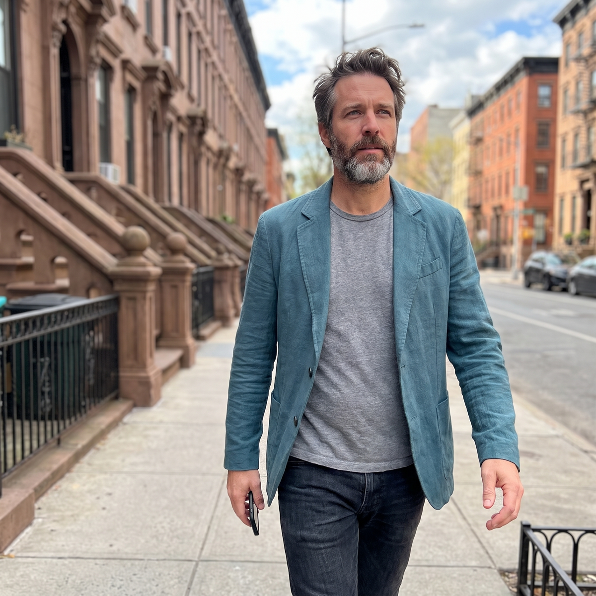 Palm Springs Cotton-Linen Blazer