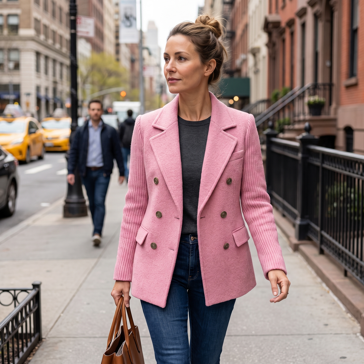 Sasha Casual Blazer Coat lifestyle