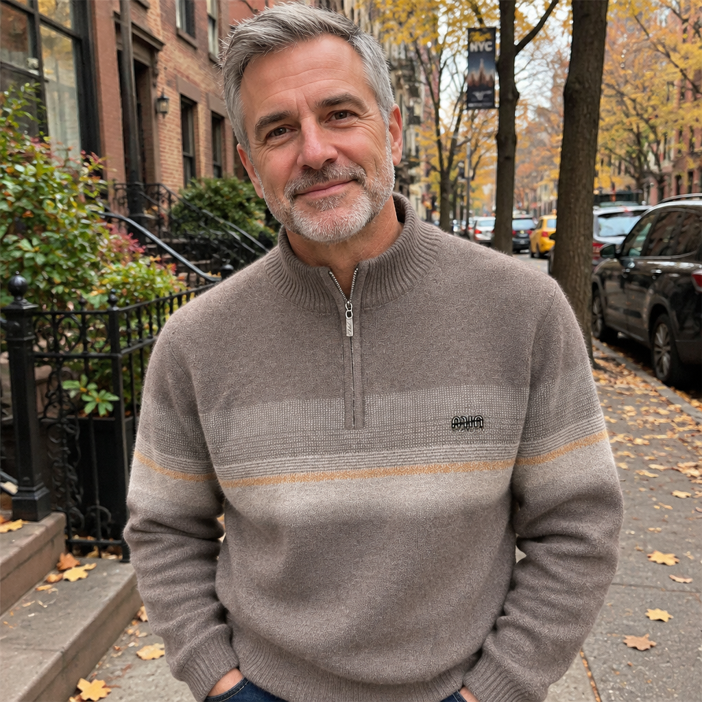 Warren™ Color Block Half-Zip Sweater