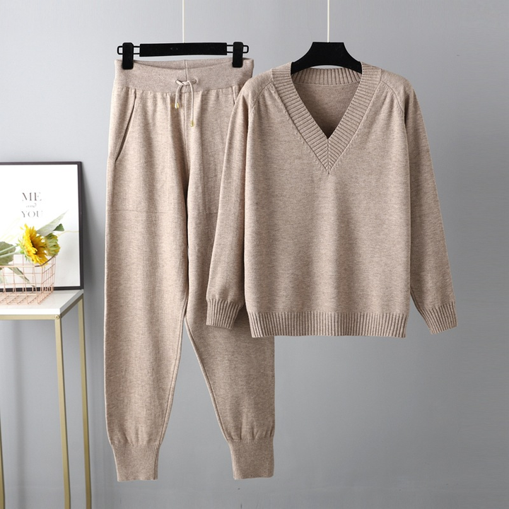 Evaris | Long Sleeve Two-Piece Set