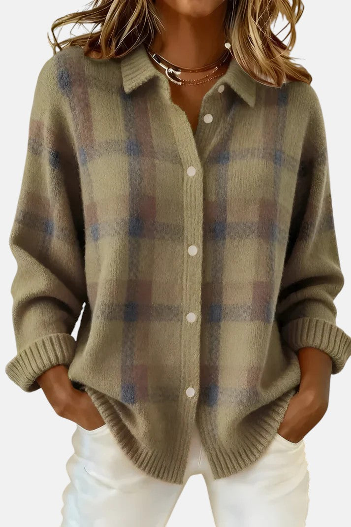 Lumi™ Plaid Cardigan