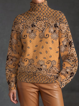 Caramel Paisley