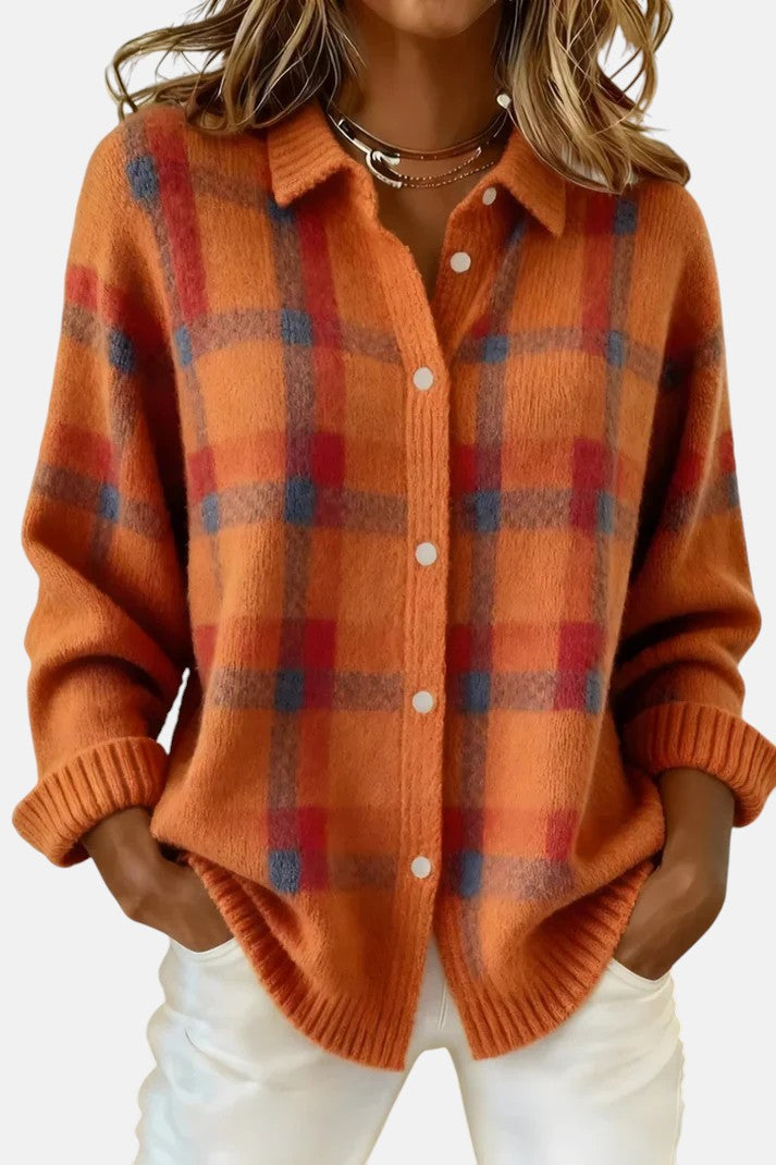 Lumi™ Plaid Cardigan