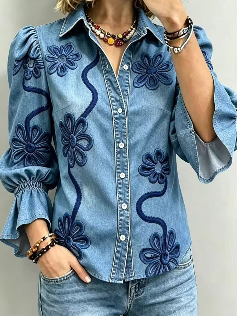 Juliette™ Floral Embroidered Shirt