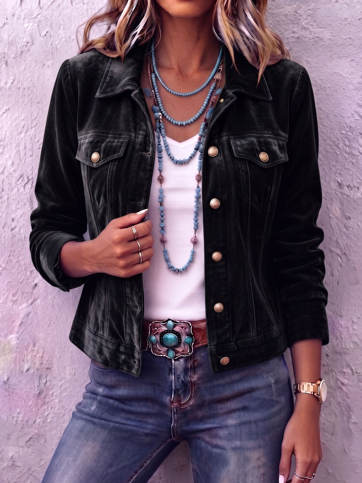 Dianne™ Vintage-Inspired Velvet Jacket