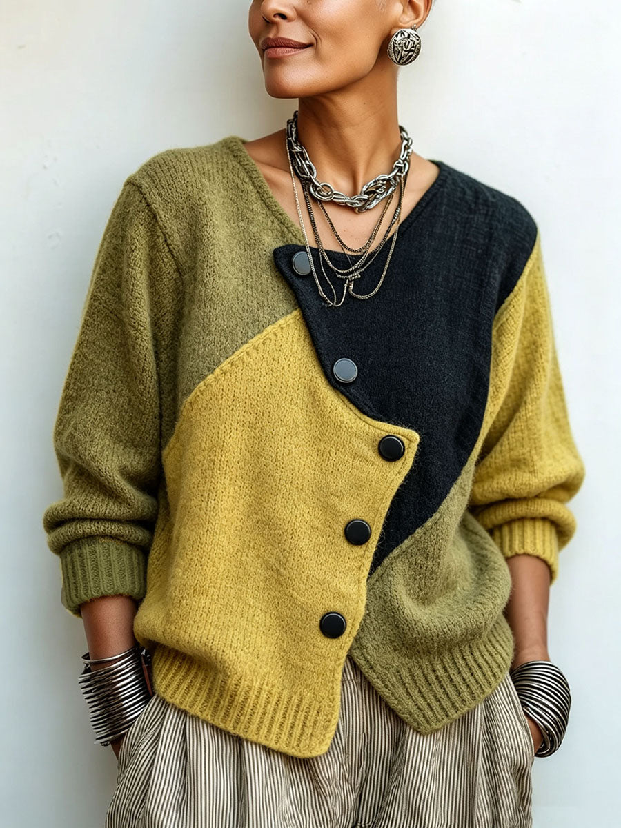 Weston™ Color-Block Knit Sweater